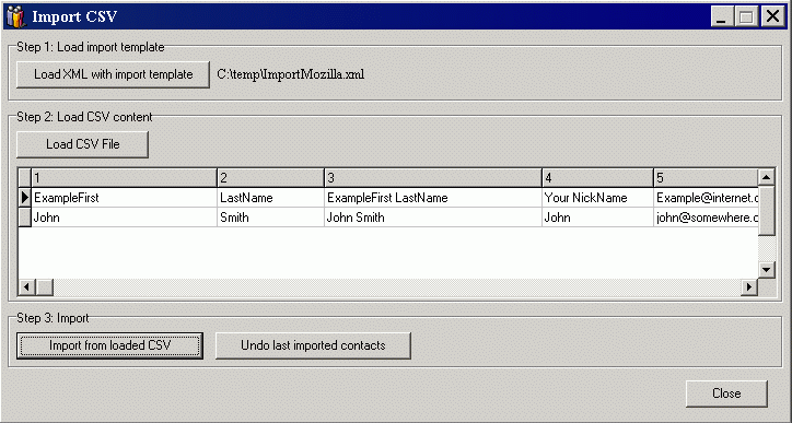 sqlpro csv import mapping